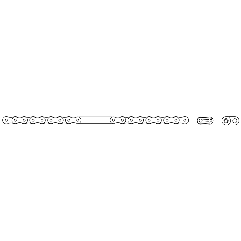 Federal Pacific FPE TC525/FPE TC15, TC25, and TC546 Chain Assembly, ISO NO. 08B - 01-100-0081 - Image 2