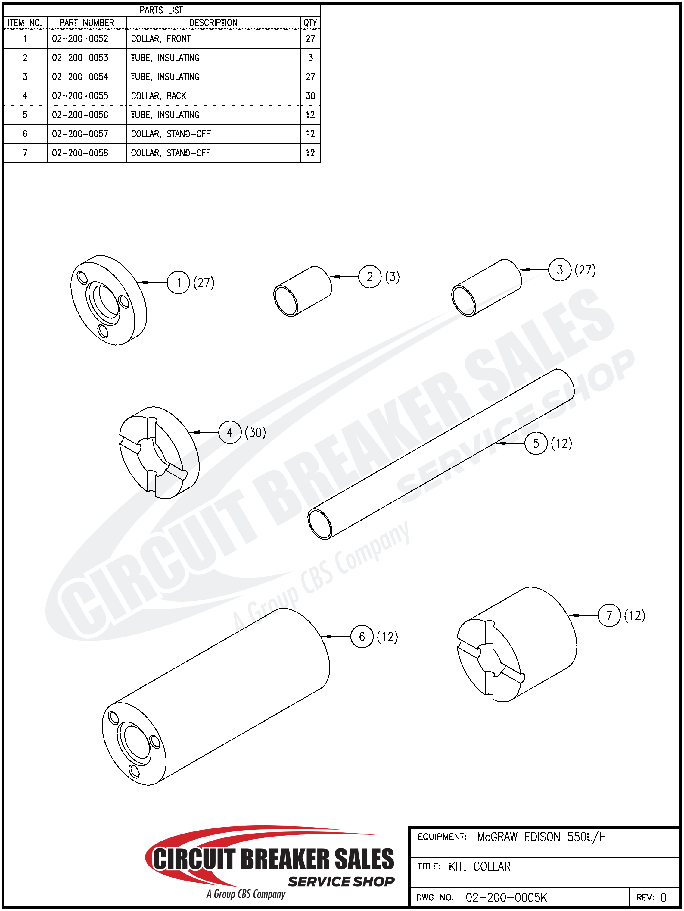 McGraw Edison 550 Collar Kit Kit – Collar
