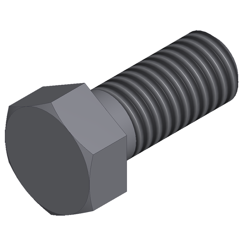 McGraw Edison 996 Series Screw Hex Head, Steel, .250-20 X 1.000 Long - 99-102-1012 - Image 2