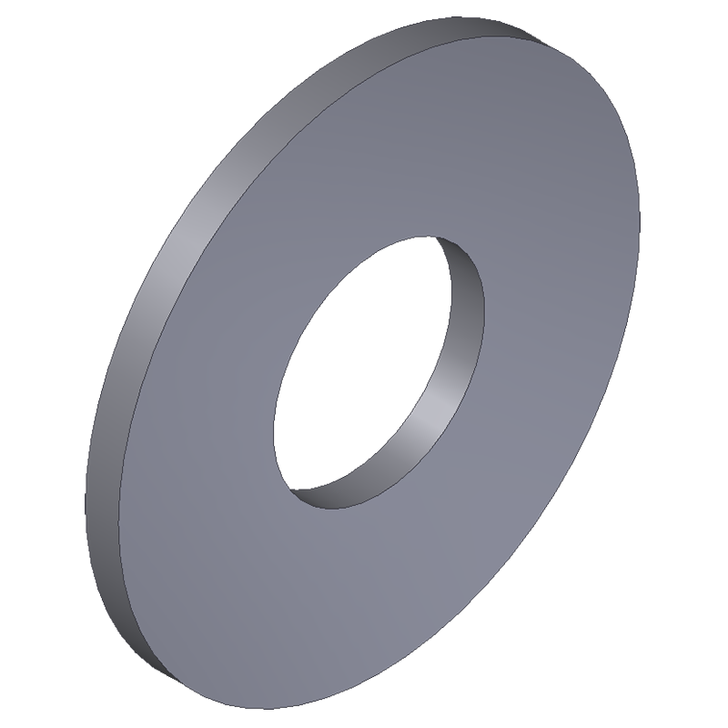 Siemens TLH21 Motor Mount Kit Washer, Flat, Stainless Steel, .406 ID X 1.00 OD X .06 Thick - 99-207-0017 - Image 2