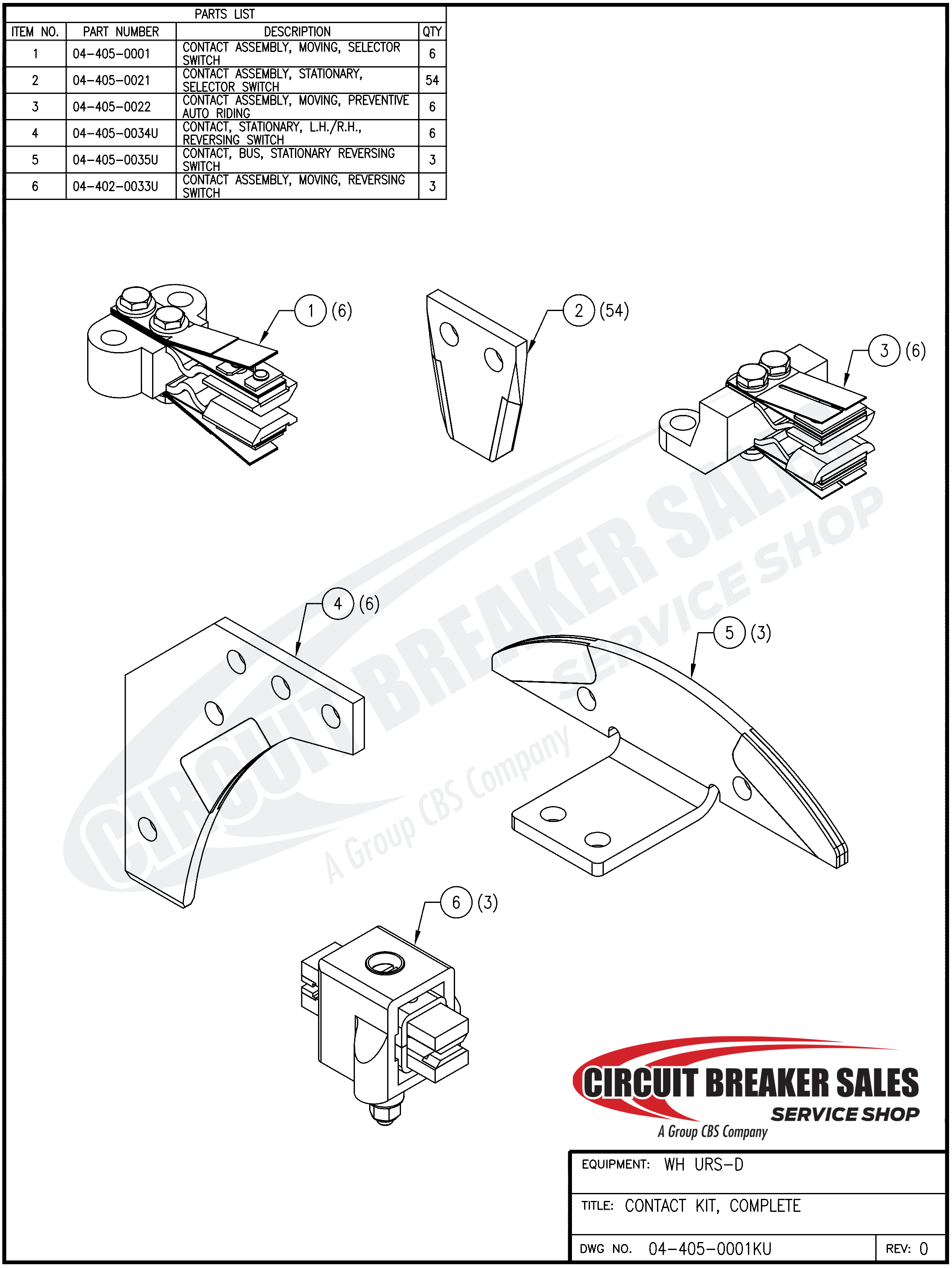 Westinghouse URS-D Series Kit – URS-D High Amp