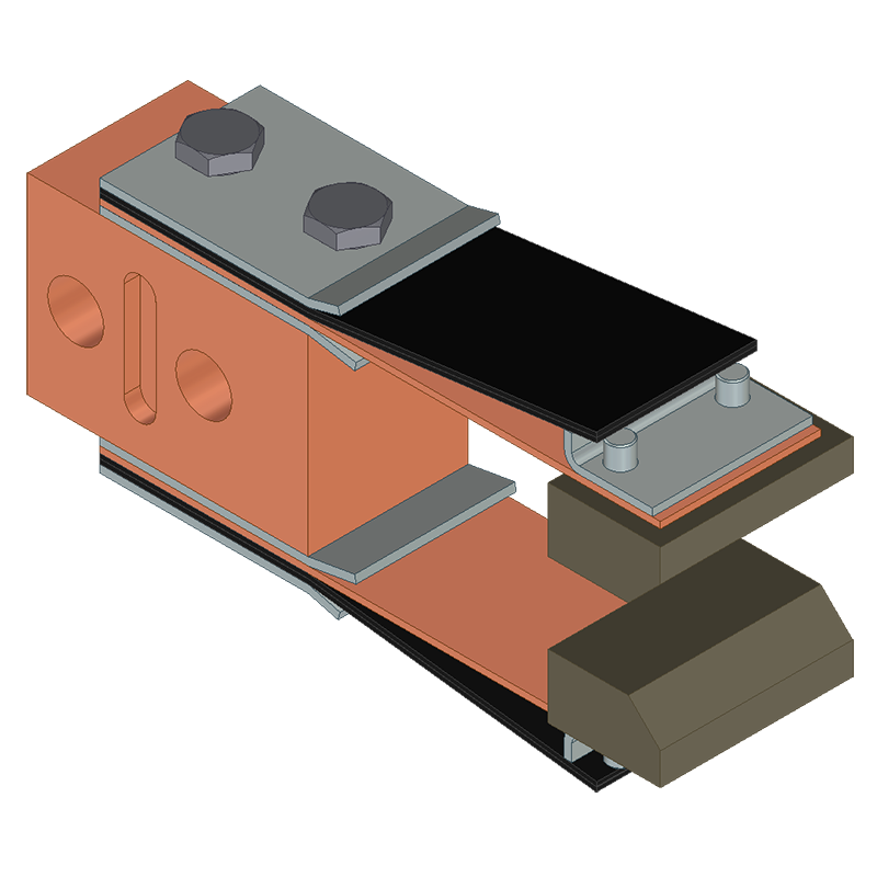 Westinghouse UTH Series Stationary Arcing Contact Assembly - 04-416-0002 - Image 2