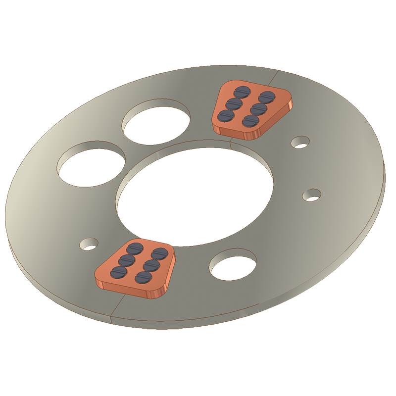 Westinghouse UTT-A Series/UTT-B Series Split Collector Ring Assembly, Inner - 04-401-0061P - Image 2