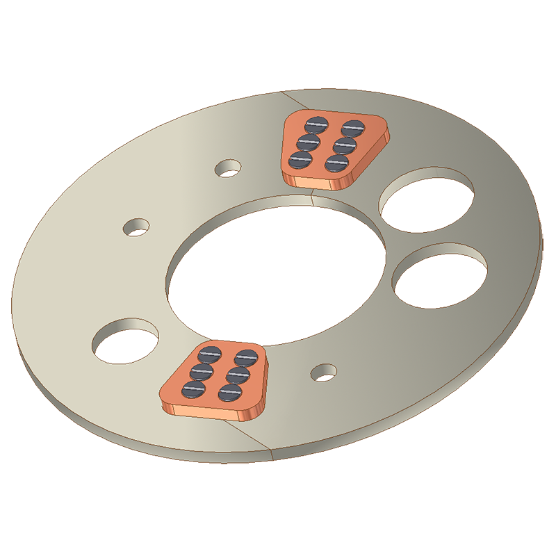 Westinghouse UTT-A Series/UTT-B Series Split Collector Ring Assembly, Outer - 04-401-0057P - Image 2