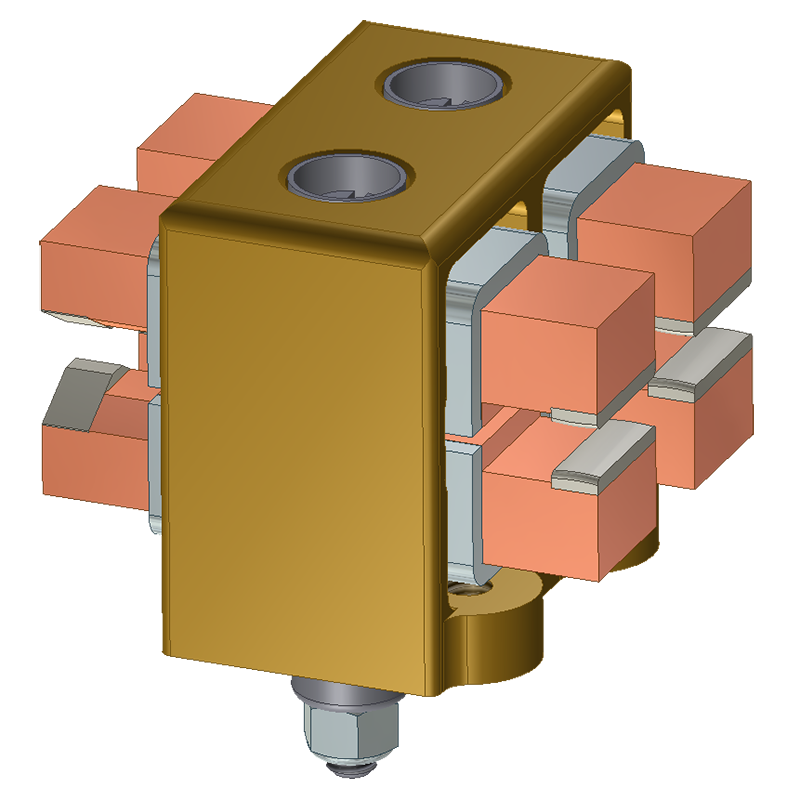 Westinghouse UVT 1500-2000 AMP Series Reversing Switch Contact Carrier Assembly - 780C953G04 - Image 2